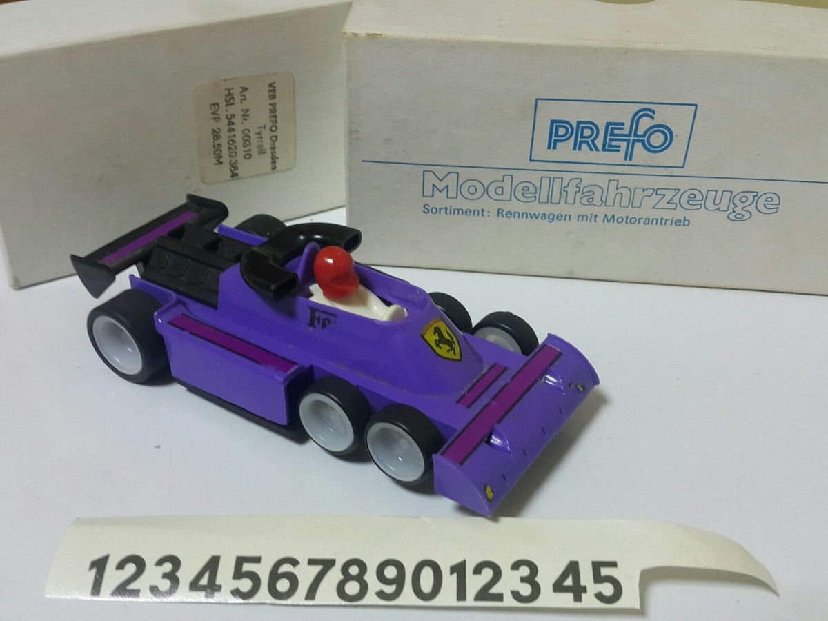 VINTAGE PREFO FORD TYRRELL P34 RARE PURPLE SLOT CAR TOY VINTAGE PREFO FORD TYRRELL P34 RARE PURPLE SLOT CAR TOY