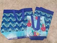 Four Floral Reusable Totes