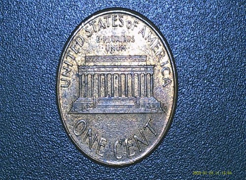 1992-P Lincoln Memorial Penny DDO Error coin - Picture 3 of 3