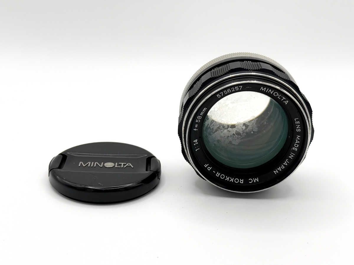 【美品】MINOLTA MC ROKKOR-PF 58mm f1.4 Minolta MC Rokkor-PF 58mm F/1.4 | LENS-DB.COM