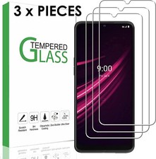 3 x Pieces Tempered Glass Clear Screen Protector for T-Mobile Revvl V / Revvl 6