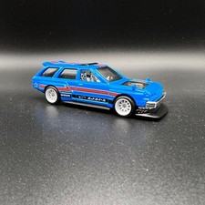 Nissan Máxima Drift Azul - Intercambio de Ruedas Hot Wheels Neumáticos de Goma Sueltos