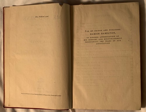 Vintage * Me and Mine by Jack Jones - Signed By Author * 1st Edition 1946 ** - Picture 4 of 7