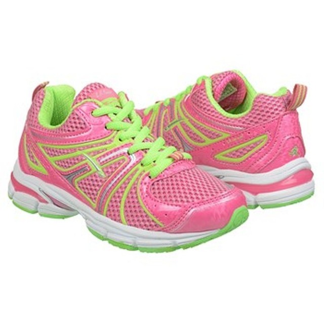 GIRL'S *LA GEAR ELITE RUNNING SHOES* COLORPINK/GREEN SIZE 11 M eBay