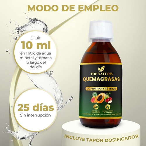 Quemagrasas Potente Adelgazar Rápido + Detox Diurético Natural, Control Peso - Imagen 4 de 7