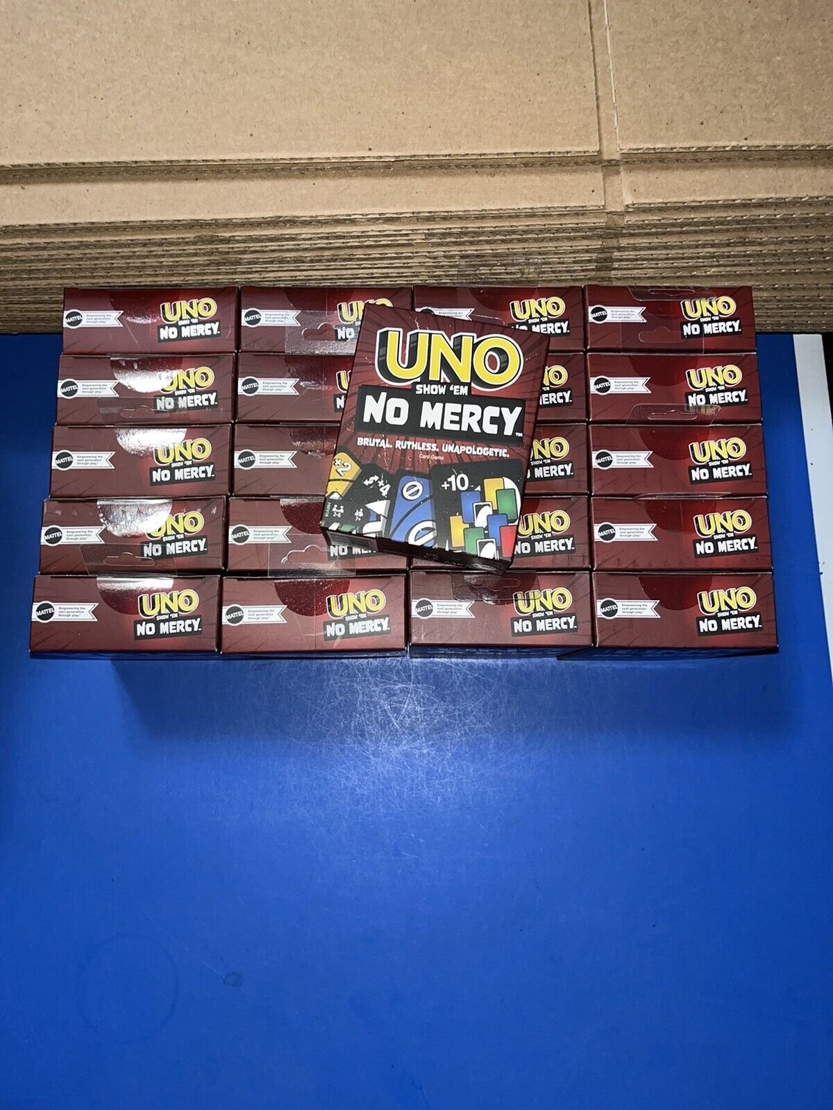 UNO Show Em NO MERCY Card Game New Sold Out TikTok 2023 IN HAND SEALED  194735220809 