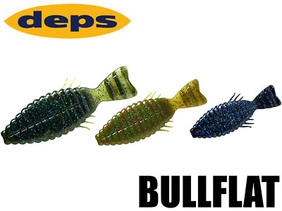 Deps Bull Flat Soft Plastic Bluegill Bait - Select Size/Color(s)
