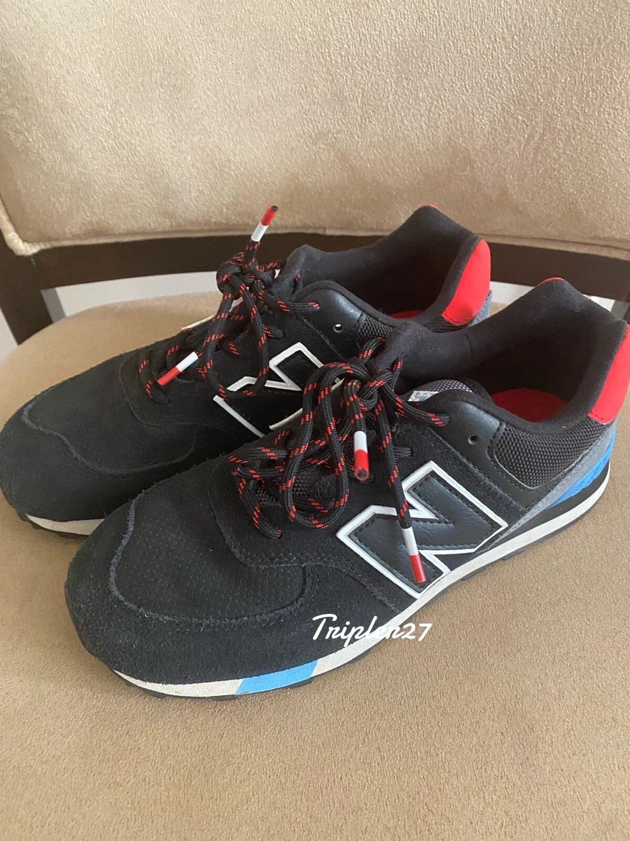 New balance top 574 red black