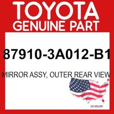 Toyota Genuine 87910-3A012-B1 Mirror Assy Outer Rear View 879103A012B1 OEM