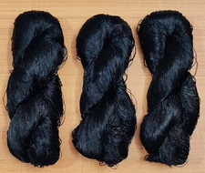 3 Thread Yarn Lace Skeins Knitting Work Reel Silk Fabric 345gm Woven Sari