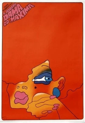 Affiche polonaise de Théâtre « Dama od Maxima » de Waldemar ŚWIERZY - Photo 1/2