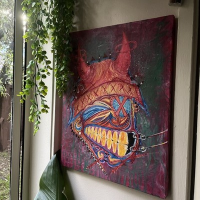 cured  Original acrylic art painting