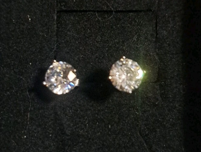 .75 Ct Simulated Diamond Solitaire Stud Earrings … - image 18
