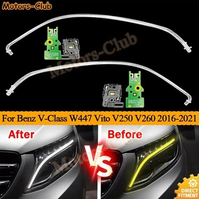 Auto DRL Scheinwerfer Licht Führungsstreifen For Benz V-Class W447 Vito 2016-21 - Bild 1 von 4