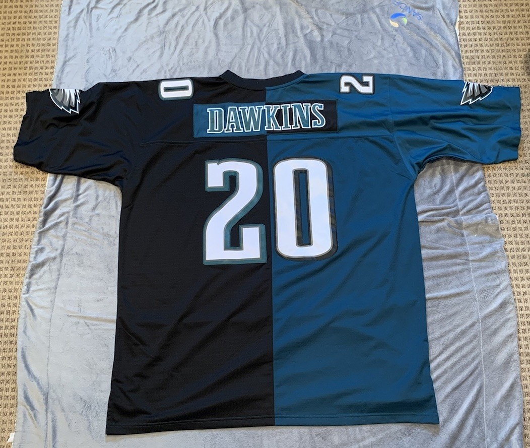 Philadelphia Eagles Brian Dawkins Mitchell & Ness Jersey Split