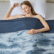 Cooling Blanket for Hot Sleepers Throw Size 50"x70", Summer Ice Cold Blanket ...