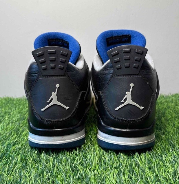 Air Jordan 4 IV Retro Motorsports Alternate Black Blue Sz 14