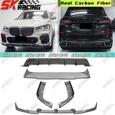 Body Kits Fits For BMW X5 G05 19+ Carbon Fiber Front Rear Lip Rear Roof Spoiler