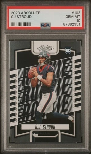 2023 PANINI ABSOLUTE #102 CJ STROUD PSA 10