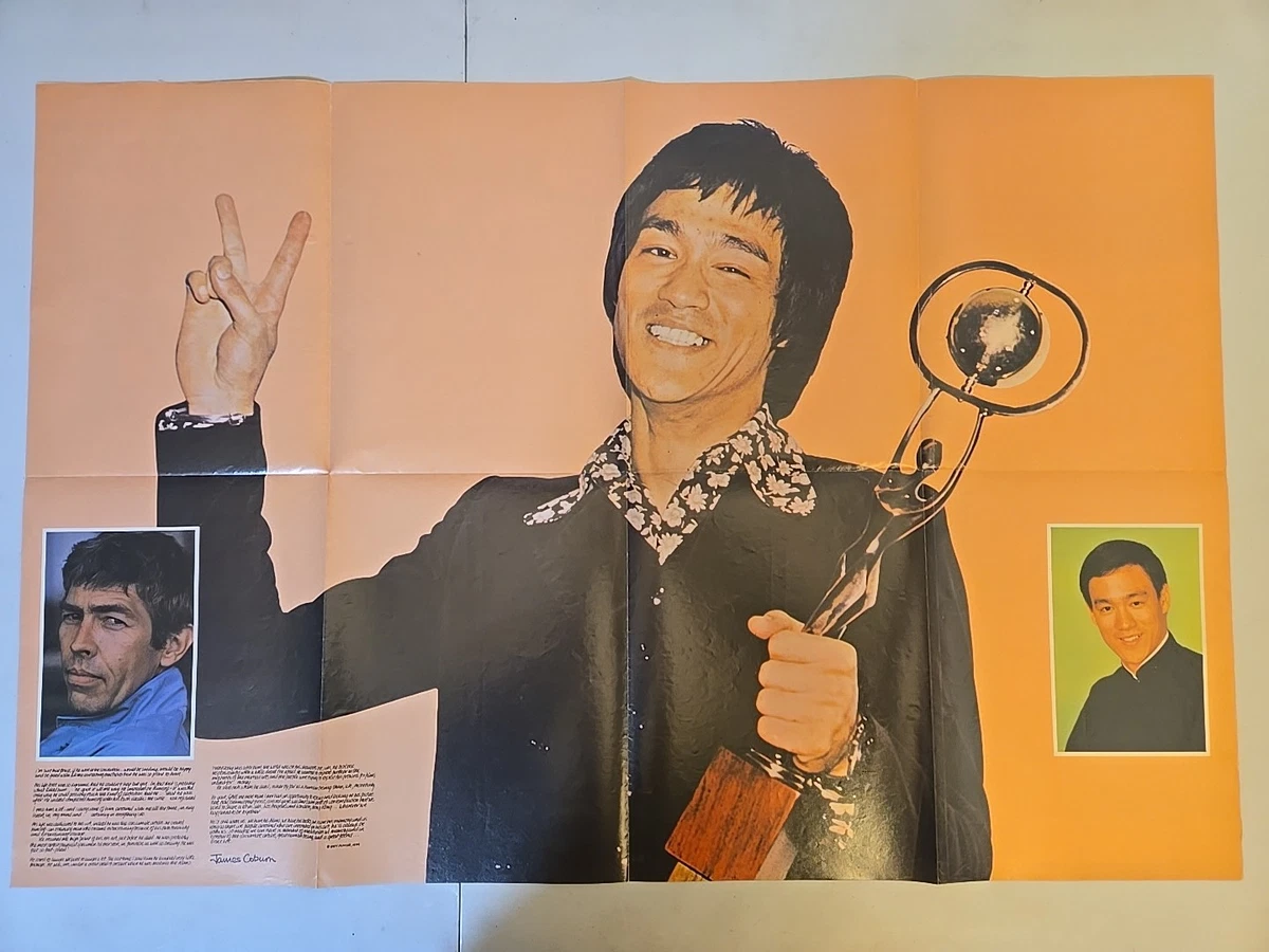 Poster Magazine BRUCE LEE Kung-Fu Monthly N°53 - 1979 - 8 Pages Pliées - État Correct