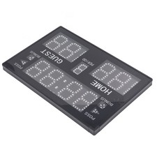 US Plug Digital Basketball Scoreboard 11 Digit LED Display Electronic Score