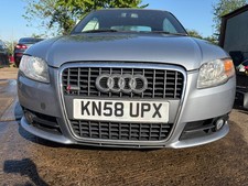 2008 AUDI A4 S LINE CONVERTIBLE COMPLETE FRONT BUMPER PAINT CODE LY7J