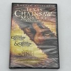 The Texas Chainsaw Massacre Collection Double Feature Dvd Horror Unused Sealed
