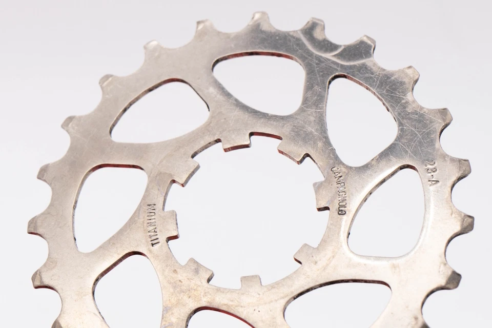 CAMPAGNOLO RECORD TITANIO 9 VELOCIDADES CASSETTE 12 23 ENGRANAJES DE BICICLET... - Imagen 4 de 4