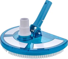 U.S. Pool Supply Weighted Vacuum Head, 10.5 Transparent View, Blue 