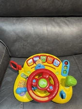 Vtech  Turn and Learn Driver Toy - Yellow Kids Driving Fun V-Tech 80166601 Works
