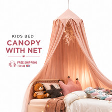Kids Bed Canopy Mosquito Net Hanging Dome Tent Princess Room Decor Crib Curtain
