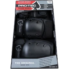 PRO-TEC Spade Series Protective Gear Set Wrist, Elbow & Knee Pads Multi Sport