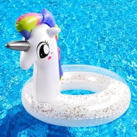Schwimmring Kinder Aufblasbar Einhorn Pool Spielzeug Wasser Schwimmhilfe