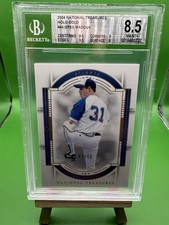 2024 Panini National Treasures Greg Maddux Holo Gold 07/10 Beckett Graded 8.5