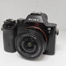 Sony Alpha A7 Mark i 24.3MP Full Frame Mirrorless Digital Camera w/ 16-50mm Lens