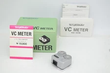 [Near mint] VOIGTLANDER VC METER Silver Light Meter with Box #250930ah