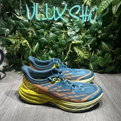 NEW Hoka One Men\'s Speedgoat 5 RUNNING SNEAKERS BLUE CORAL s-l400.jpg main image 2