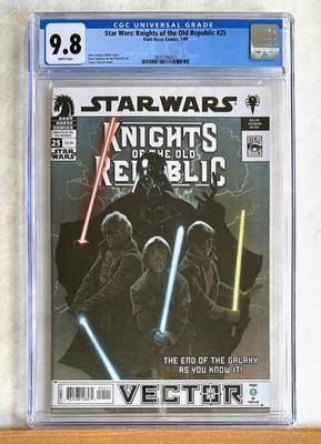 STAR WARS KNIGHTS of the OLD REPUBLIC #25 : CGC 9.8 NM/MT : KOTOR, Vector 1 KEY