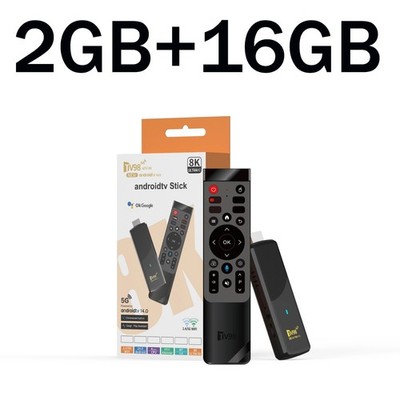 TV98 X9 Smart TV Stick Android 14 - 4K UHD Media Player - 2GB RAM 16GB ROM - Dua