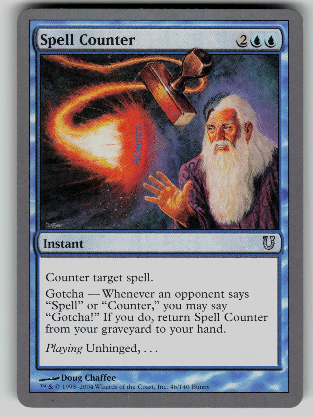 Spell Counter 46 Unhinged Magic: The Gathering Uncommon