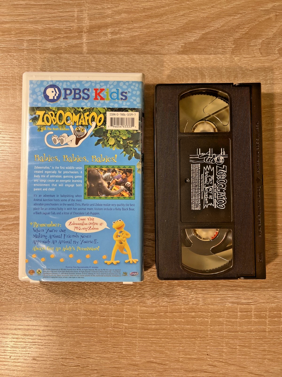 Zoboomafoo Zoboos Little Pals VHS Tape 2000 PBS Kids Bullet Style