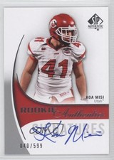 2010 SP Authentic Rookie Authentics Signatures 40/599 Koa Misi #169 Auto 0f3