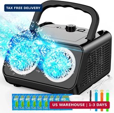 SHCKE Automatic Bubble Machine Upgrade Bubble Blower with 2 Fans,20000 Bubbles