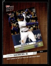2020 Topps Vladimir Guerrero Jr. #TNR-2 Topps Now Review 2019