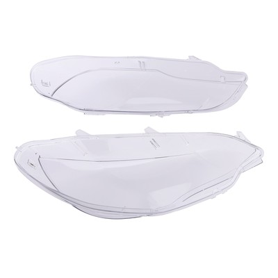 Headlight Lens Covers for BMW X6 E71 2008-2014 Front Left+Right 63117271371