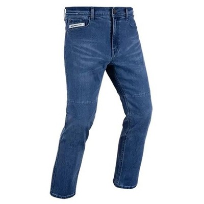 Oxford OA Tailor AA Straight Motorradjeans Denim Motorradhose mittelblau