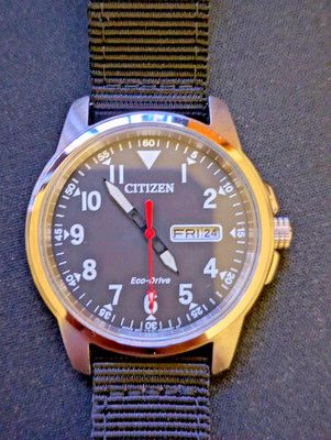 CITIZEN Men's Eco-Drive Weekender Garrison Field Watch in Stainless Steel