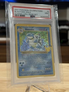 2021 Pokemon Celebrations Blastoise Holo PSA 9 Classic Collection 2/102