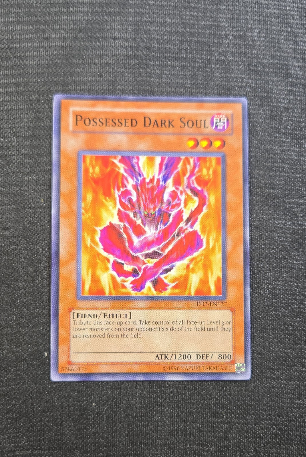 Possessed Dark Soul DB2-EN127 YuGiOh Dark Beginning 2 trading card — raw and PSA graded price guide