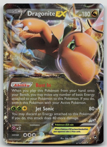 Dragonite EX 74/111 XY - Furious Fists Holo